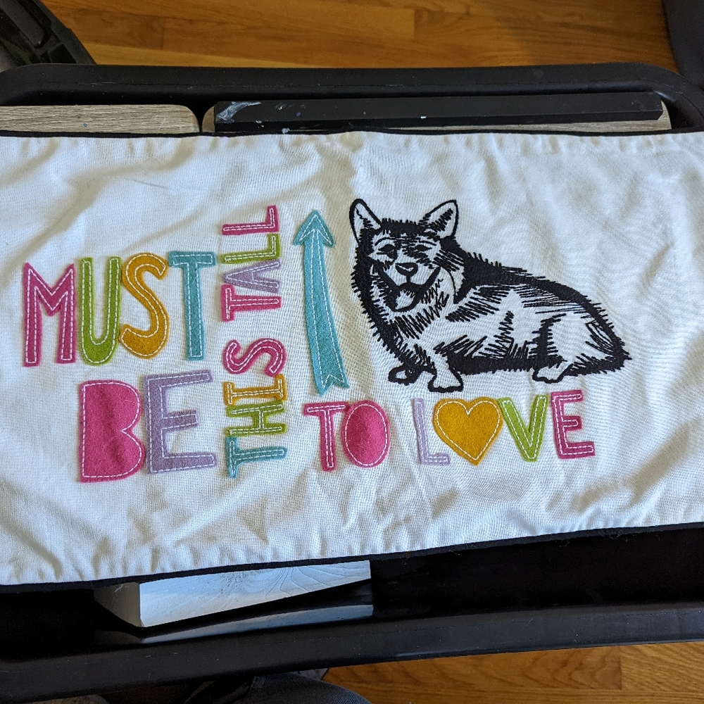Teens 💕 Pottery Barn Teen "Must Be This Tall to Love" 12" X 24" Pillow Cover
